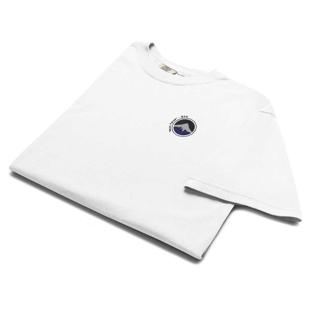 Mount Fuji Heavyweight Embroidered T-shirt